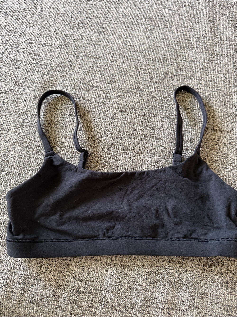 Skims fits everybody scoop bralette small onyx